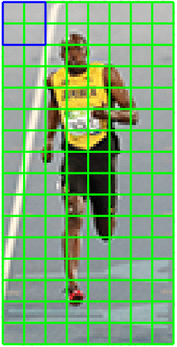 Image cell gradients(direction and magnitude)